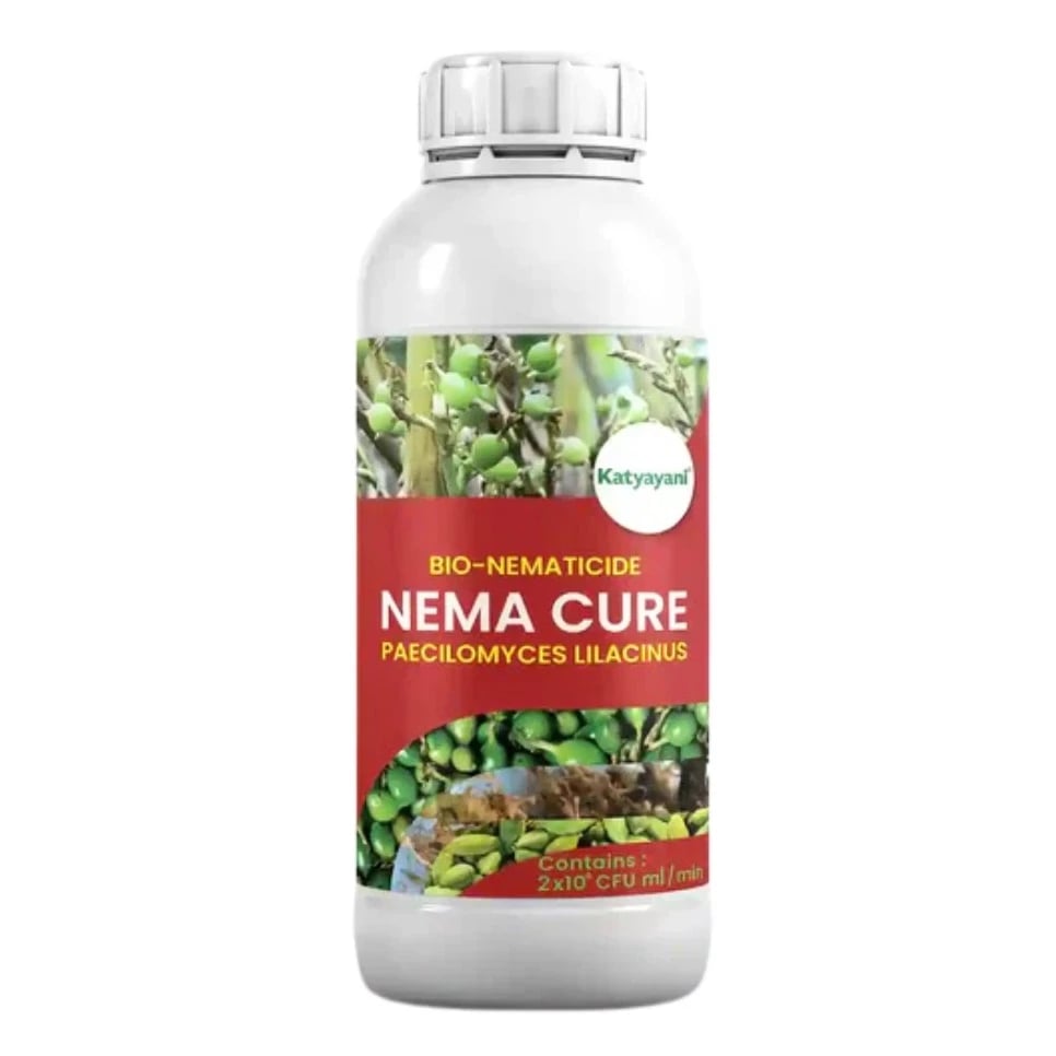 Katyayani Nema Cure Paecilomyces Lilacinus Bio Fungicide Liquid, Organic Solution For Controlling Nematodes In Vegetables, Fruits, and Other Crops