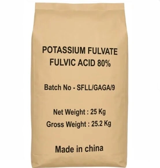 Agriventure Potassium Fulvate Fertilizer (Fulvic Acid 80%) - 25KG