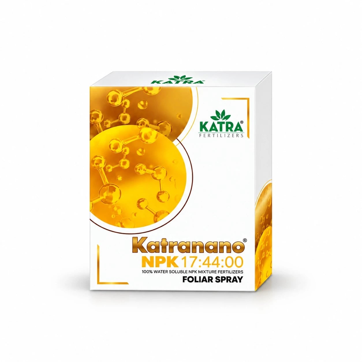Katra Nano Npk 17:44:00 Urea Phosphate, Nano Technology Water Soluble Based Fertilizer For All Crops