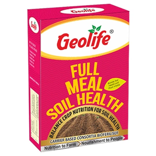 Geolife FULL MEAL SOIL HEALTH Bio Fertilizer, Advanced Microbial Soil Booster For Vegetative Growth