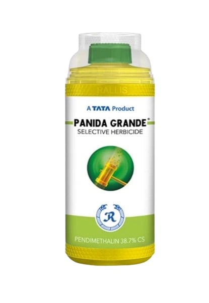 TATA Rallis Panida Grande Pendimethalin 38.7% CS Herbicide, Pre-Emergence, Use For Soybean, Cotton, Chilli and Onion