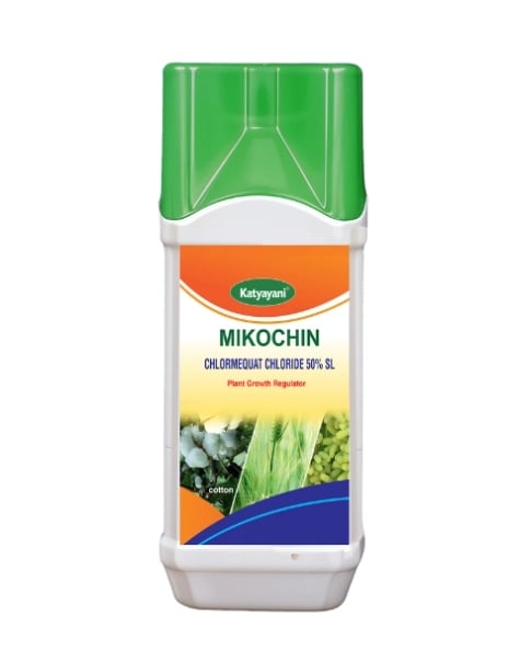 Katyayani Mikochin Chlormequat Chloride 50% SL Plant Growth Regulator for Vegetables, Fruits, and Crops