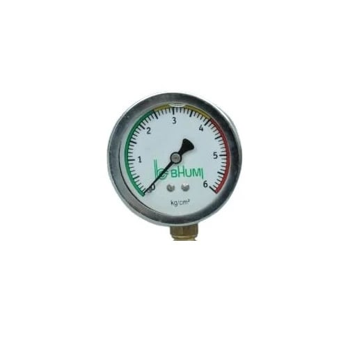 Bhumi 2 Inch Glycerine Pressure Gauge For Accurate Water Monitoring In Drip & Sprinkler Systems