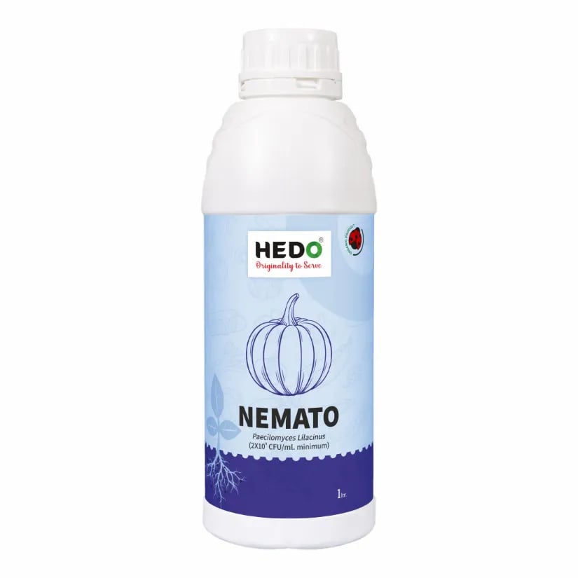 HEDO Nemato Pacilomyces Lilacinus Bio Organic Liquid For Agriculture, Garden & All Crops To Control Various Nematode And Other Soil Borne Diseases