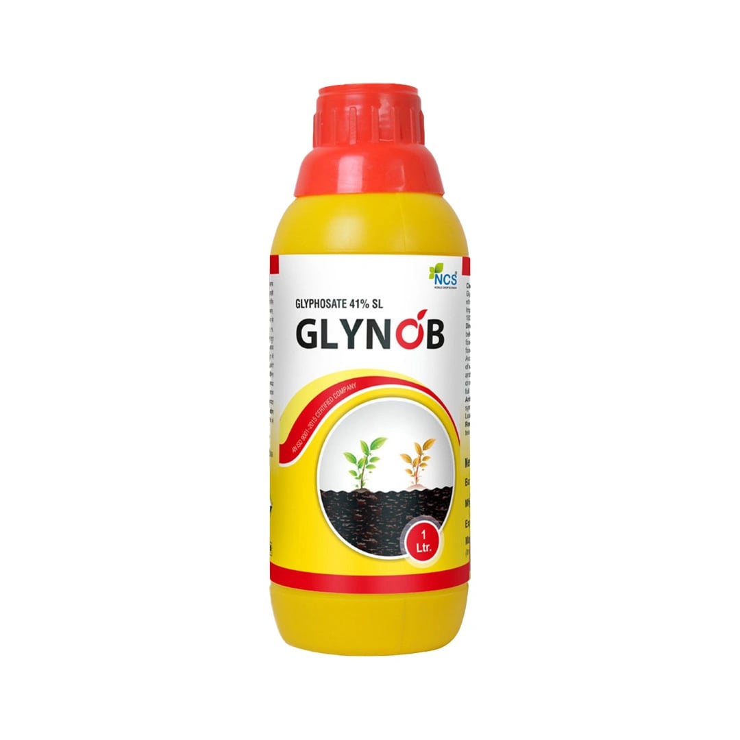 Glynob - Glyphosate 41% SL Systemic Herbicide, Effectively Controls Weeds In Tea and Non Crop Areas