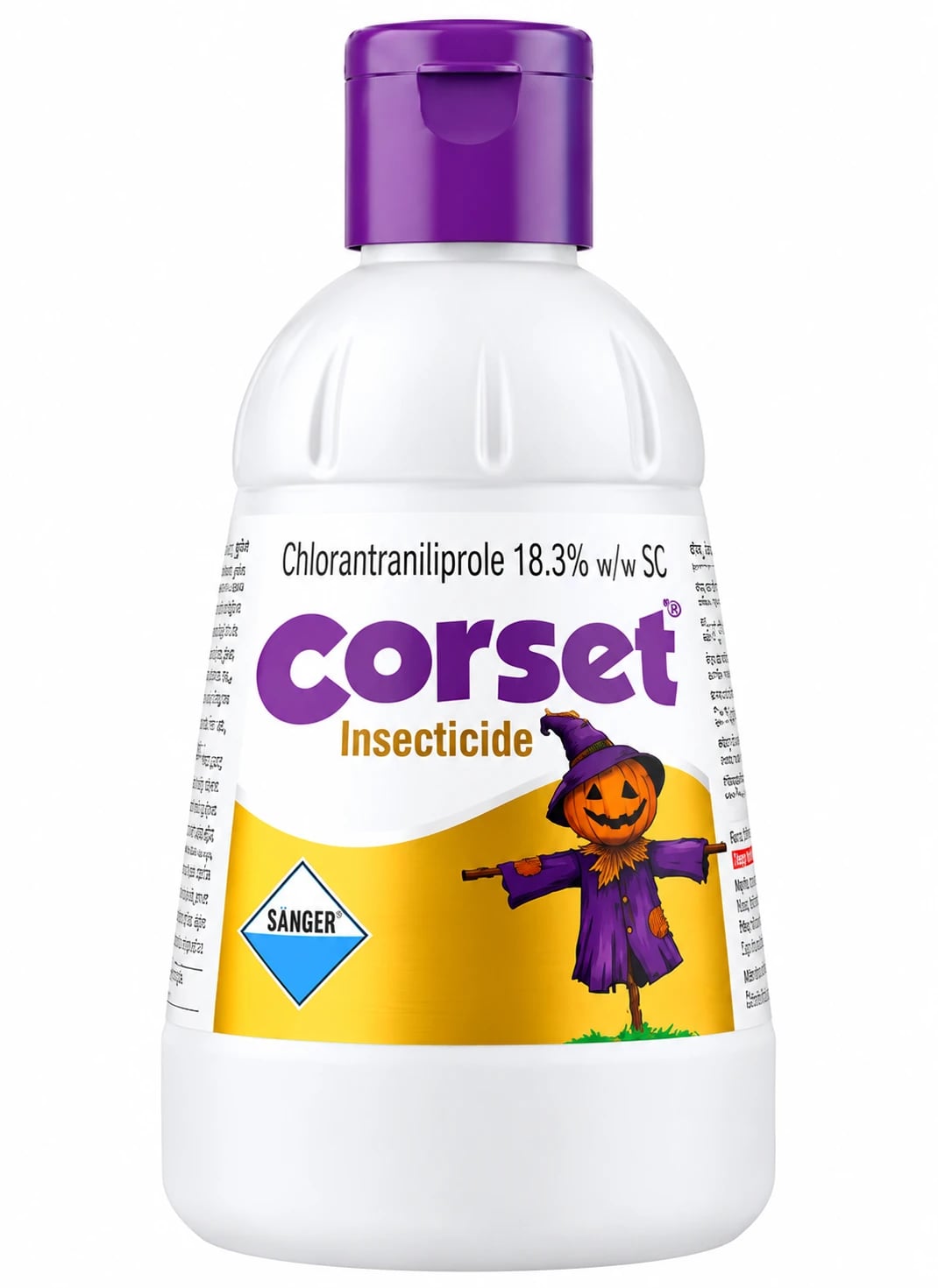 BACF Corset Chlorantraniliprole 18.5% SC Systemic Insecticide for Crop Pest Control
