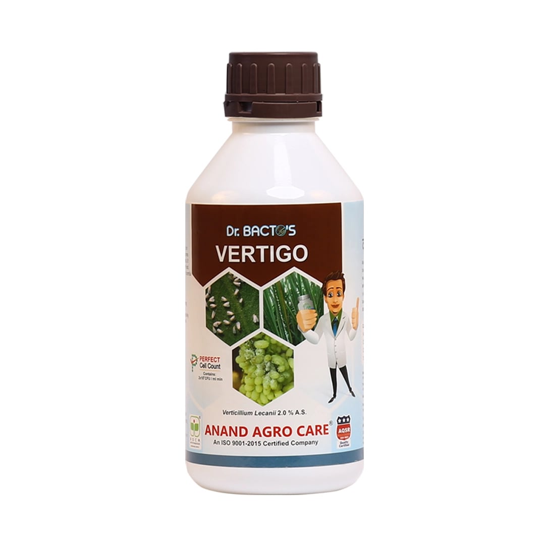 Dr. Bacto\'s Vertigo, Verticillium Lecanii, Effective Against all Soft Body Sucking Insects Like Thrips, Mealy Bugs, Whiteflies, Jassids, Aphids, Mites