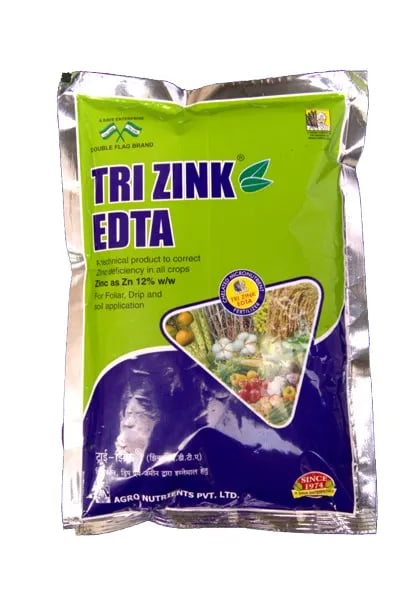 Agro Nutrients Tri Zinc EDTA 12% W W Chelated Micronutrient Fertilizer