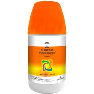 Shriram Pend-Ultra Pendimethalin 38.7% CS Herbicide, Effective Pre Emergence Control Of Broadleaf and Grassy Weeds, Cotton, Chilli, Onion, Soybean
