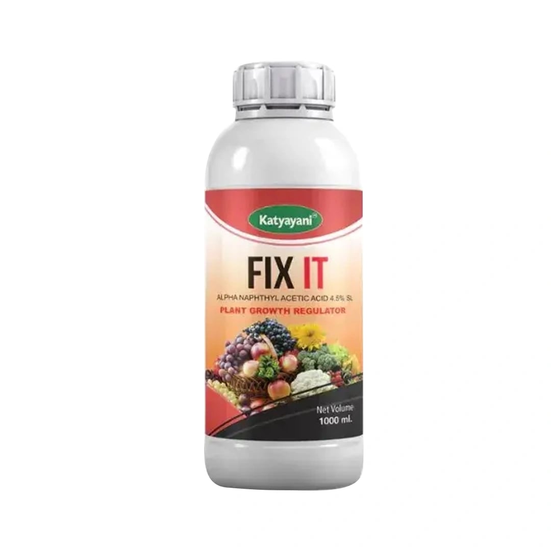 Katyayani Fix IT Alpha Naphthyl Acetic Acid 4.5% SL Plant Growth Regulator, Liquid For Chilli, Mango