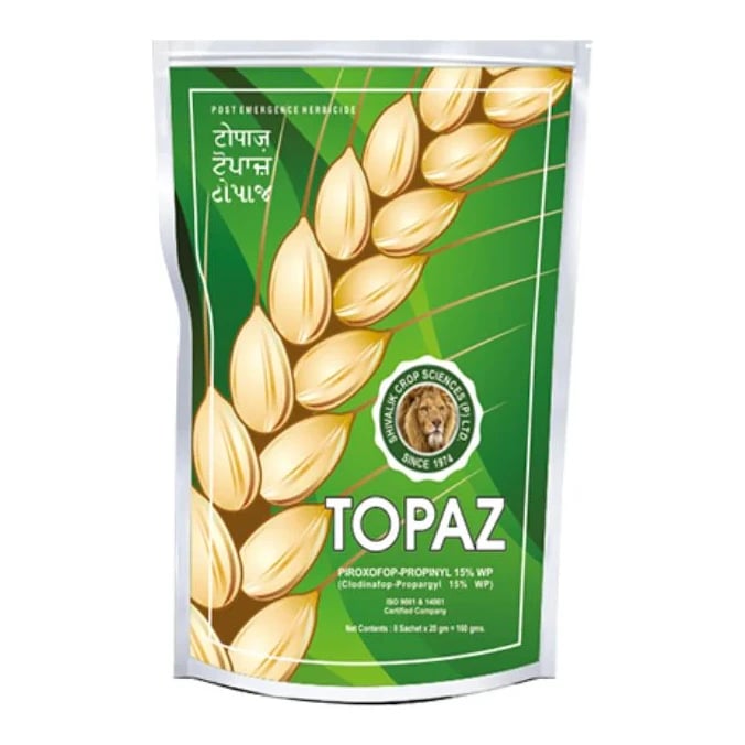 Shivalik TOPAZ Piroxofop Propinyl 15% WP Herbicide, Post Emergence, Effective Weeds Control In Wheat Crop