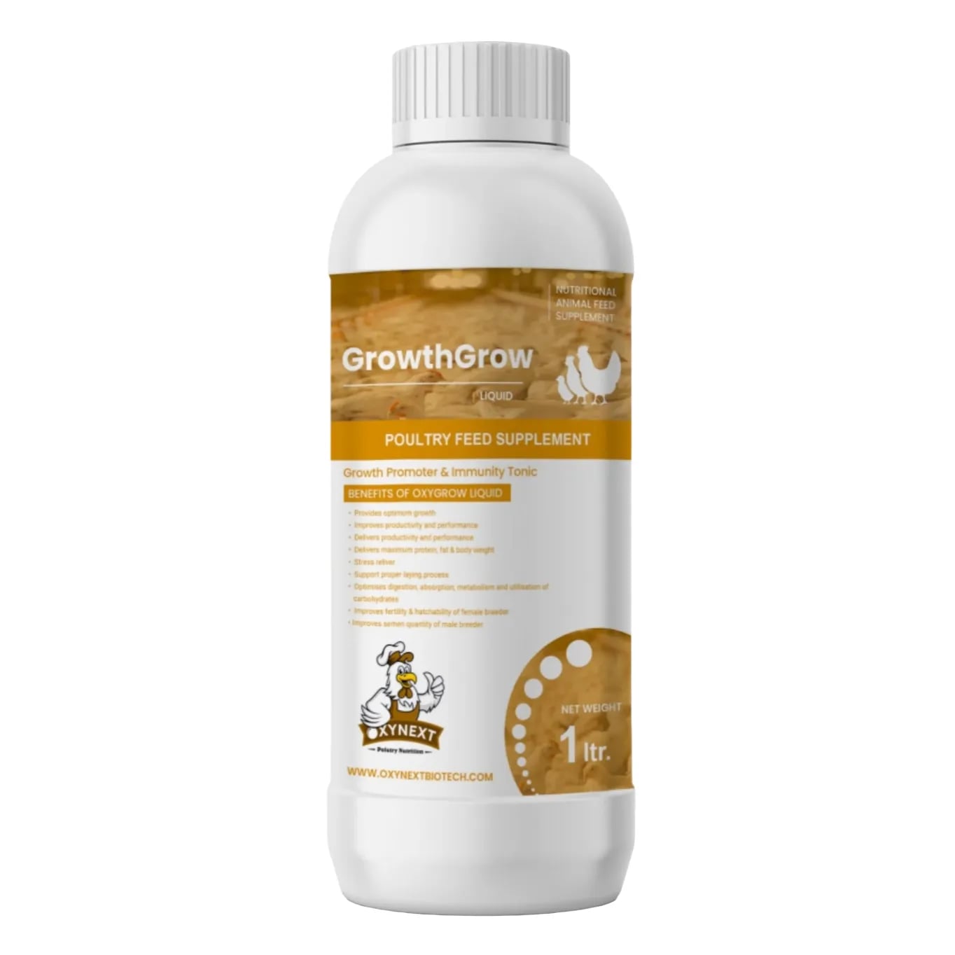 OXYNEXT GrowthGrow Poultry Feed Supplement For Growth, Immunity & Productivity