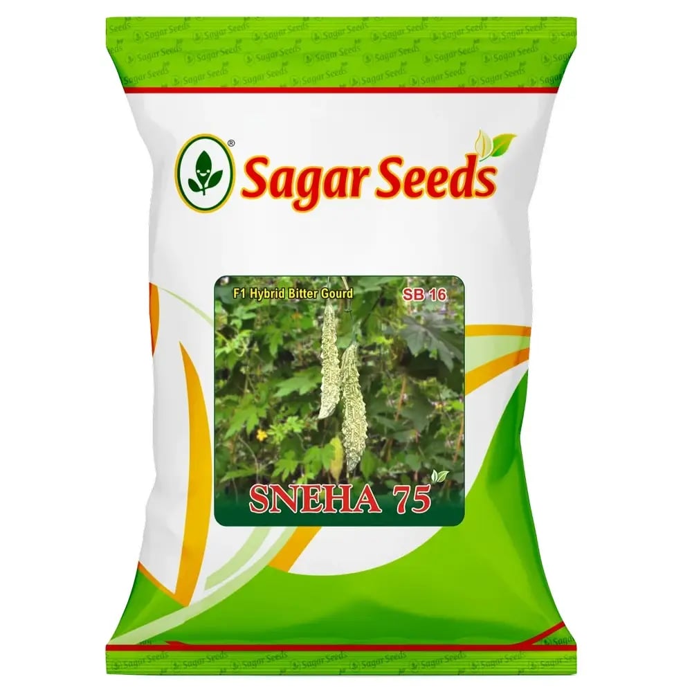 Sagar Sneha 75 F1 Hybrid Bittergourd Seeds, High Yield, For Kharif and Summer Season