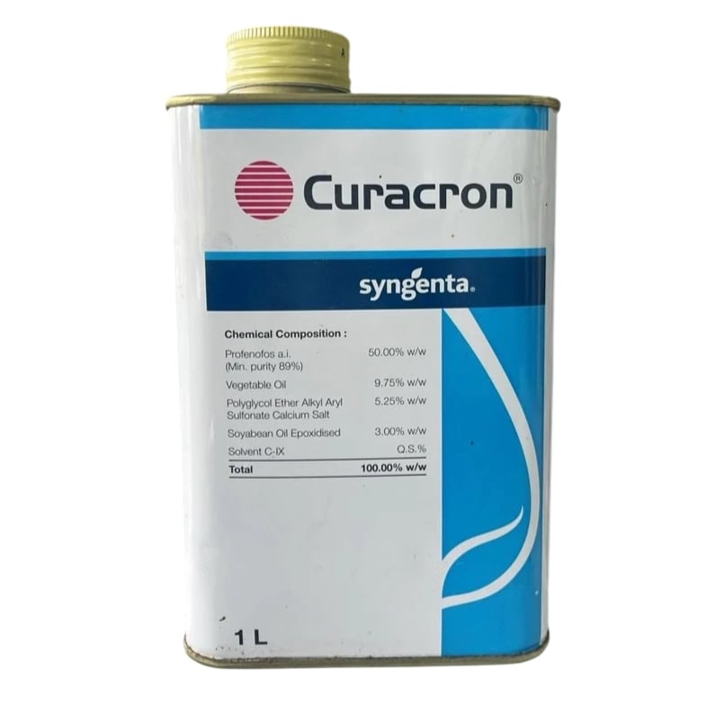 Syngenta Curacron Profenofos 50% EC Insecticide, Effective For Lepidoptera And Sucking Insects