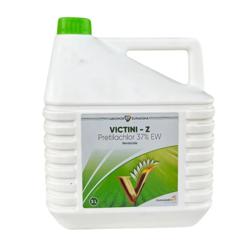 Coromandel VICTINI-Z Pretilachlor 37% EW Herbicide, Effective Weed Control In Transplanted Rice Crops.