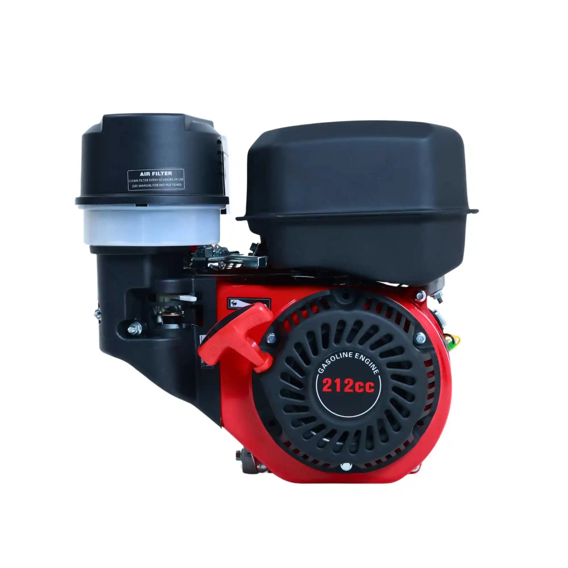 Royal Kissan RK-EP-ST 212CC 4-Stroke Petrol Engine, Shaft Type Crankshaft, Recoil Start  