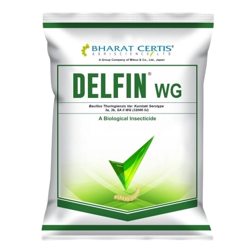 Bharat Certis DELFIN WG Bacillus Thuringiensis WG Biological Insecticide, Effective Control Lepidopteran Larvae And Caterpillars In Crops