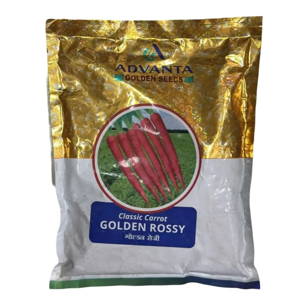 Advanta Classic Carrot Golden Rossy Seeds, Uniform, Sweet Red Roots For High Yield