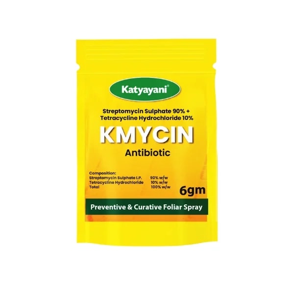 Katyayani KMYCIN Antibiotic Chemical Bacterial Fungicide, Effective Bacterial Disease Control, Preventive & Curative Foliar Spray