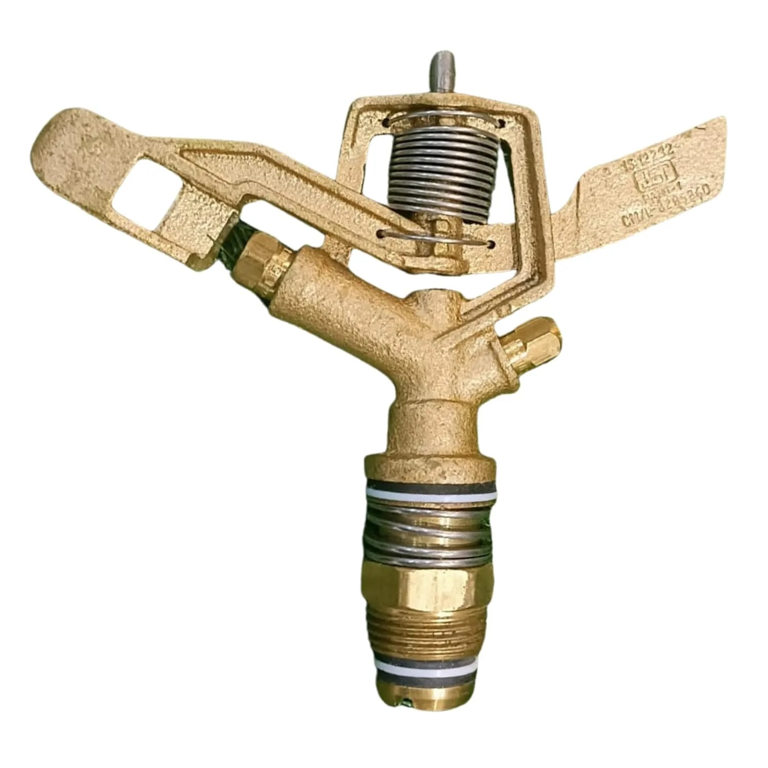 Radhe Agri Brass Sprinkler For Gardening & Irrigation, 360 Degree Rotation, 0.75 Inch, 20 Feet Radius Range