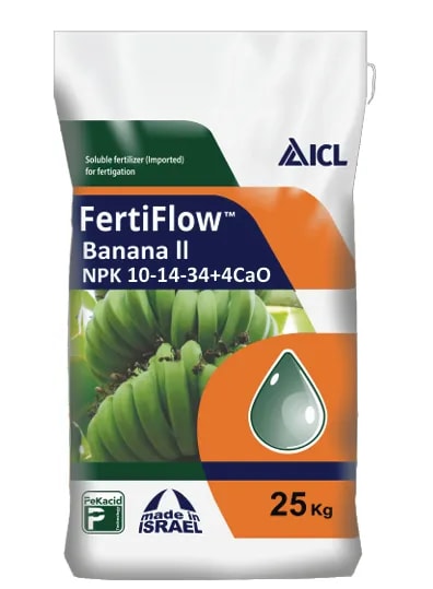 ICL FertiFlow Banana II NPK 10-14-34+4CaO Water Soluble Fertilizer