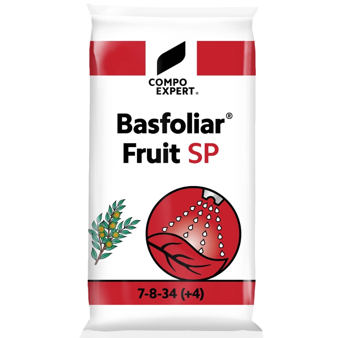 Compo Expert Basfoliar Fruit SP NPK 07:08:34 (+4) Fertilizer Enriched With Magnesium, Sulfur, and Chelated Micronutrients