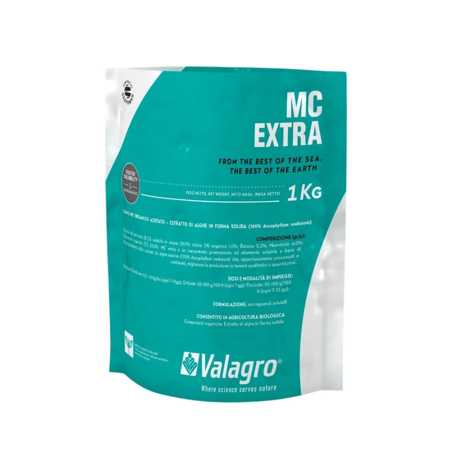 Valagro MC Extra Ascophyllum nodosum Seaweed Extract, 100% Water Soluble, Bio-stimulant, Plant Growth And Yield Enhancer