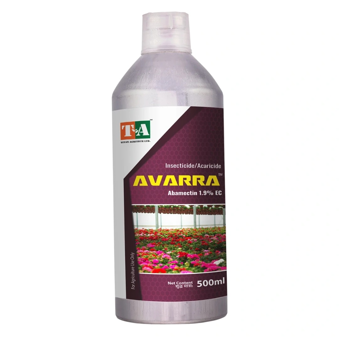 Titan Agritech Avarra Abamectin 1.9% EC Insecticide, Acaricide, Effective Crop Protection