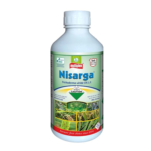 Multiplex Nisarga Trichoderma Viride 5% L.F Fungicide, Effective Fungal Disease Control