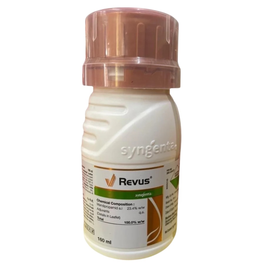 Syngenta Revus Mandipropamid 23.4% SC Fungicide, Effective For Downy Mildew And Late Blight In Fruits And Vegetables Crops