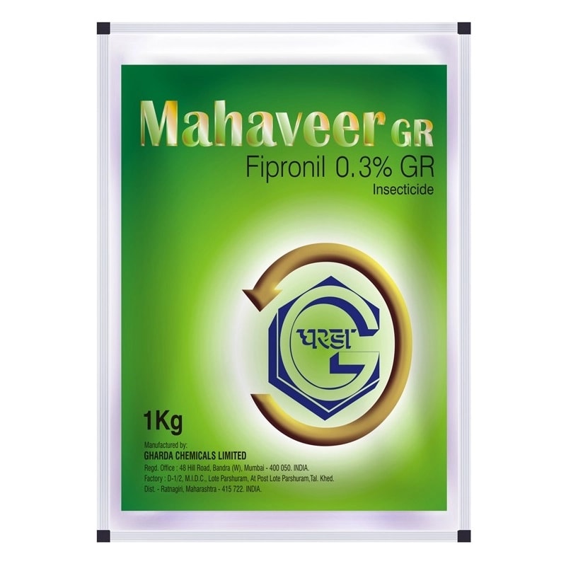 Gharda Mahaveer Gr Fipronil 0.3% GR Insecticide, Targets And Controls A Wide Range Of Pests, Improving Crop Health