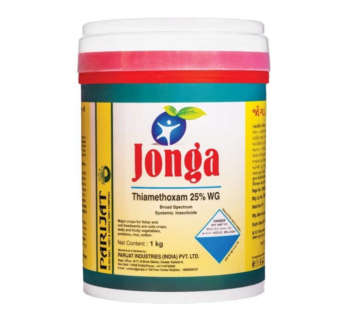 Parijat Jonga Thiamethoxam 25% WG Insecticide, Effective For Sucking Pest Control In Crops