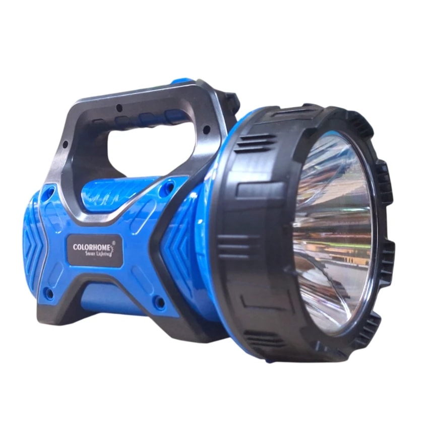 Radhe Agri COLORHOME Torch Light, Rechargeable, Lithium-Ion Battery, 1 KM Range