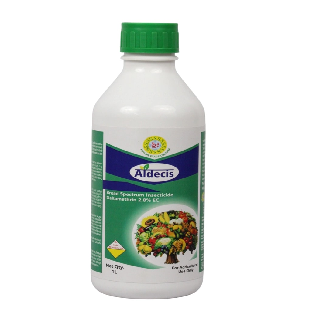 Shree Aldecis Deltamethrin 2.8% EC Insecticide, Suitable For Multiple Crops Pests