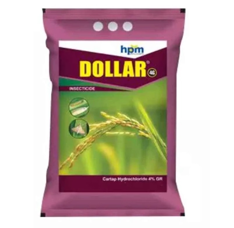 HPM Dollar 4G Cartap Hydrochloride 4% GR Insecticide, Effective Control Of Stem Borers And Leaf Folders In Paddy