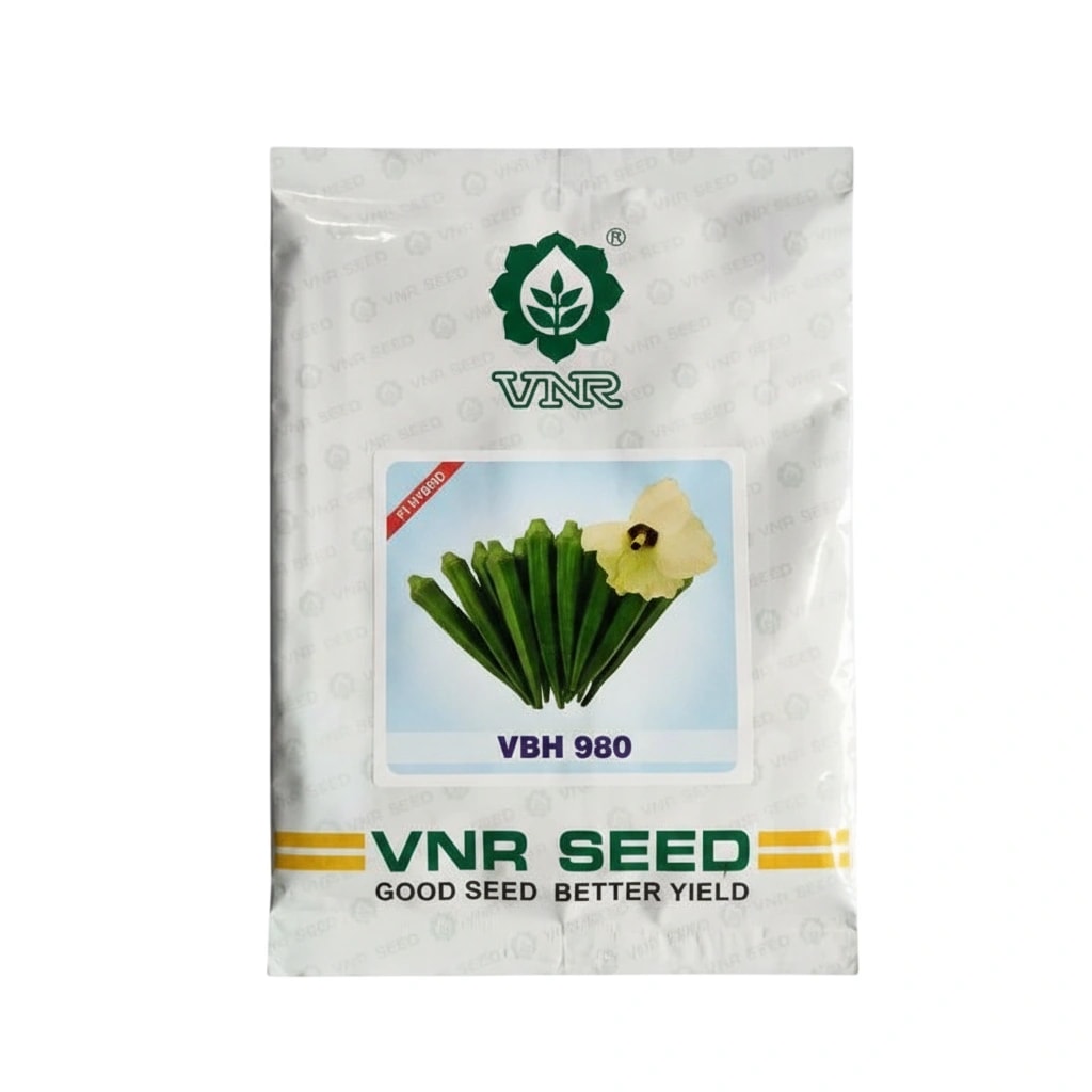 VNR VBH 980 Okra Seeds - Bhindi Seeds