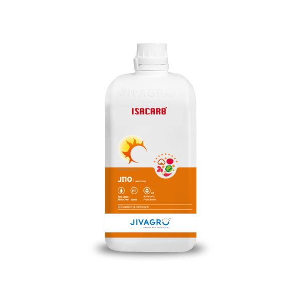 Jivagro ISACARB Indoxacarb 14.5% SC Insecticide, Effective For Cotton And Vegetable Crops