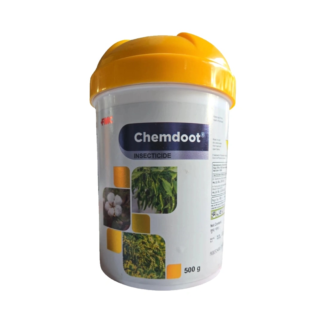 FMC Chemdoot Emamectin Benzoate 5% SG Insecticide , It Controls The Caterpillars Present On The Lower Surface Of The Leaves