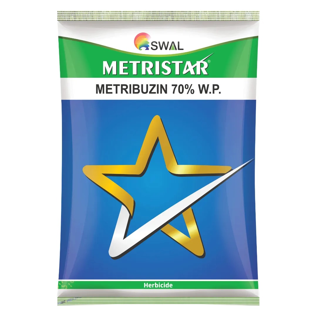 Swal Metristar Metribuzin 70% WP Systemic and Contact Herbicide For Controlling Weeds, Can be used Pre and Post Emergence.