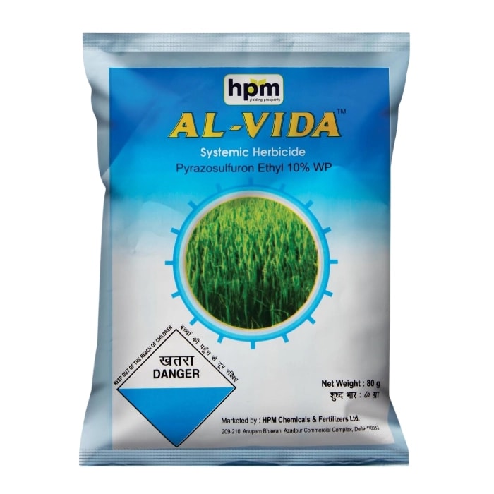 HPM Al-Vida Pyrazosulfuron Ethyl 10% WP Herbicide , Effective for the Control of Various Weed on Paddy
