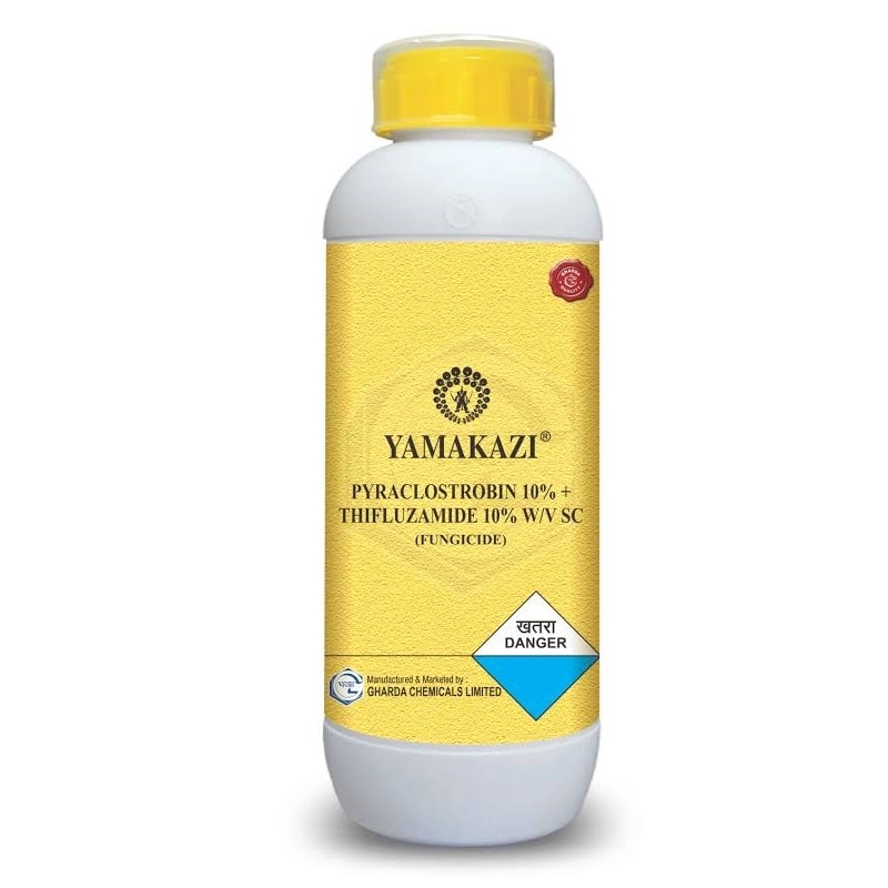 Gharda YAMAKAZI Pyraclostrobin 10% + Thifluzamide 10% SC Fungicide, Broad-Spectrum Disease Control