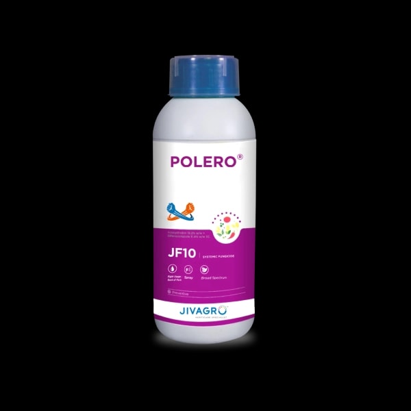 Jivagro POLERO Azoxystrobin 18.2% + Difenoconazole 11.4% Ec Fungicide, Efficative Against Major Fungal Diseases