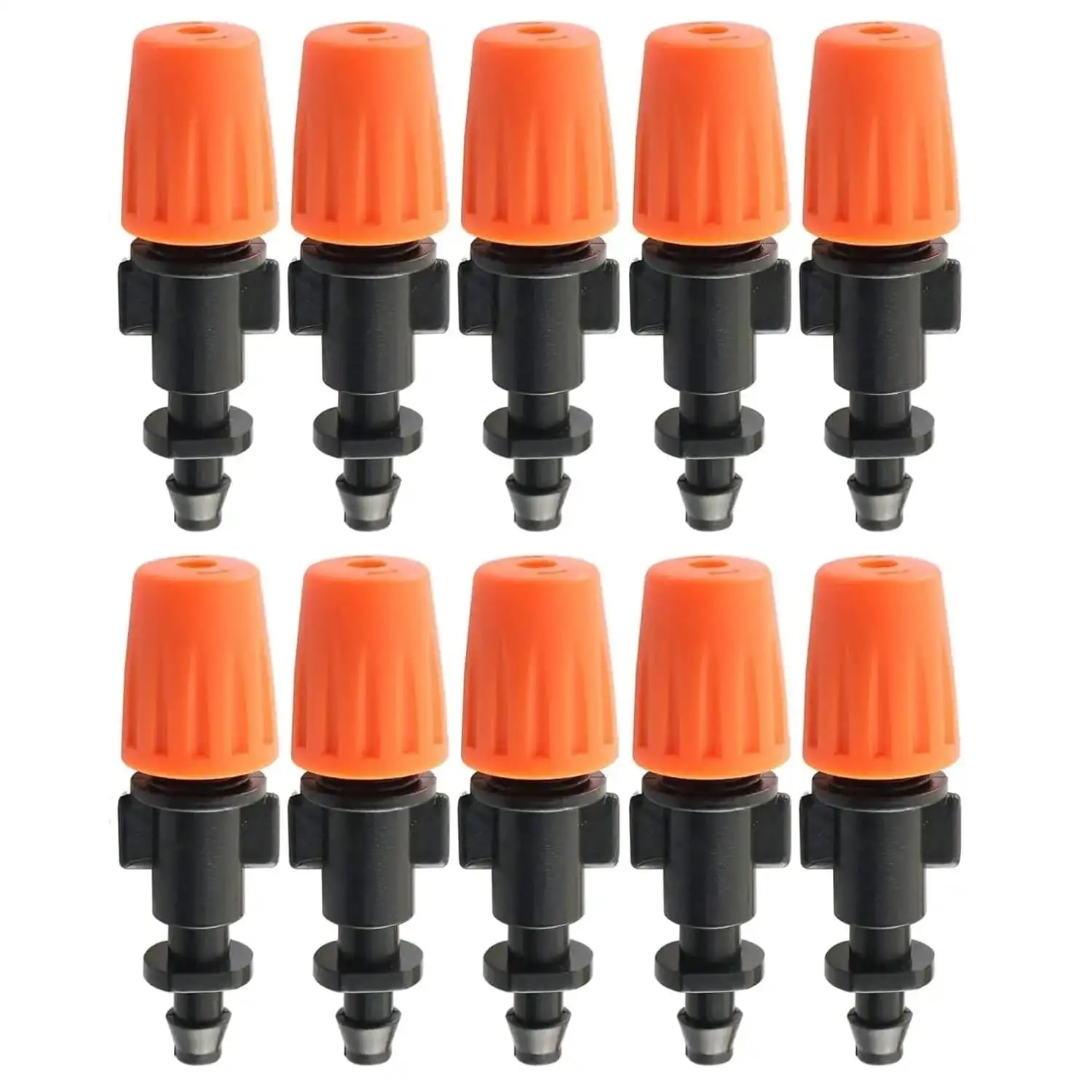 Radhe Plastic Drip Irrigation Misting Nozzles, Adjustable Garden Dripper, Micro Mist Head Atomizer Fogger For Watering System Sprayers