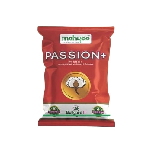 Mahyco Passion+ MRC 7361 BG-II Hybrid Cotton Seeds, Kapas Ke Beej (475 Gram)