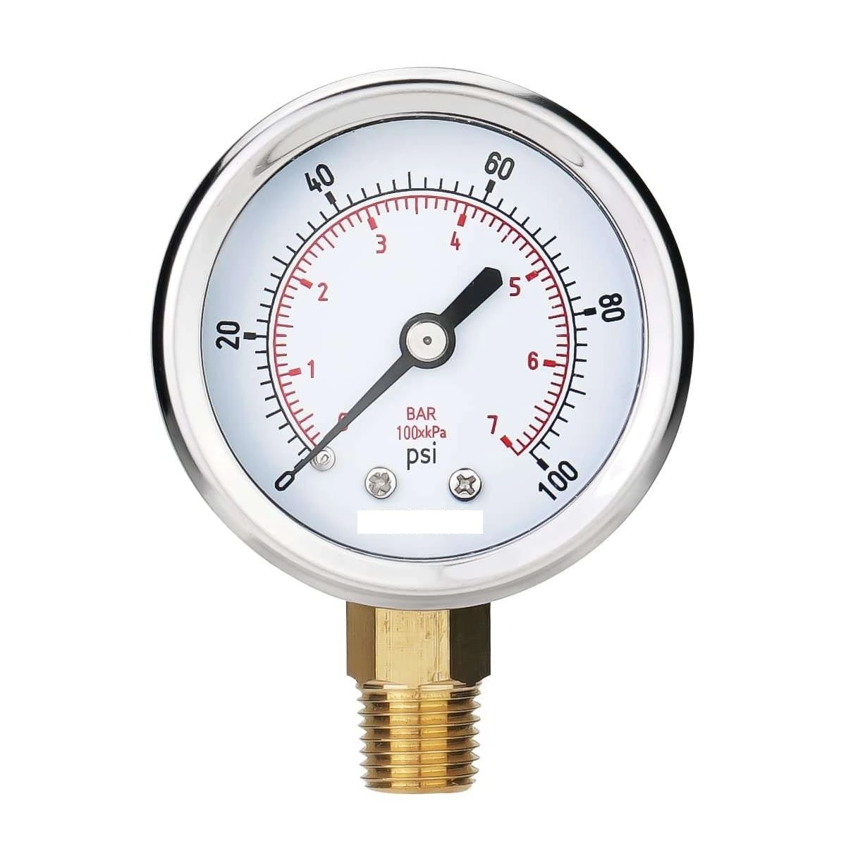 Vasudha Irrigation Pressure Gauge Glycerin Filled For Drip Irrigation And Industrial Use
