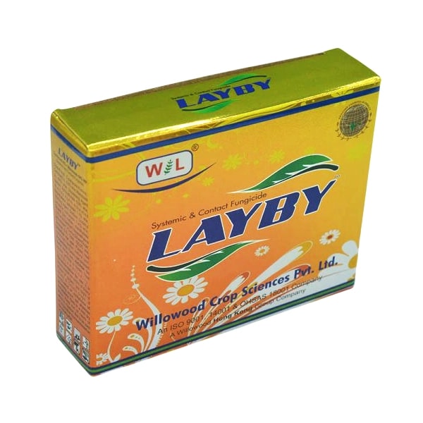 Willowood LAYBY Cymoxanil 8% + Mancozeb 64% WP Fungicide, Effective Against Downy Mildew, Late Blight And Other Fungal Diseases In Crops
