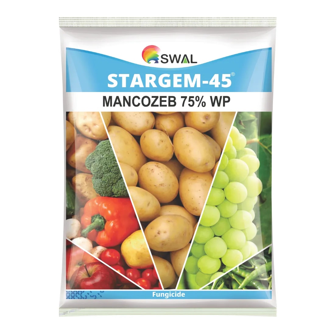 Swal Stargem-45 Mancozeb 75% WP Contact Fungicide, For Control Rust, Blight, Downy Mildew, Blast, Leaf Spot, etc.