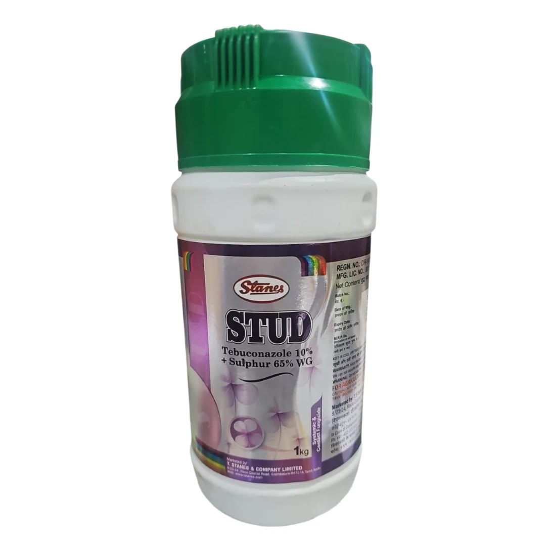 T. Stanes STUD Tebuconazole 10% Sulphur 65% WG Fungicide, Suitable For Multiple Crops