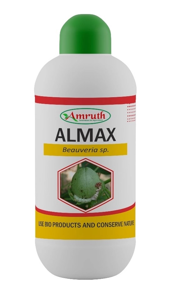 Amruth ALMAX (Bio Pesticides, Beauveria Bassiana) Effectively Controls Pests Such as Borers, Cutworms, Root Grubs, Leaf Hoppers,etc