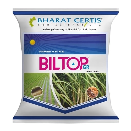 Bharat Certis BILTOP GR Fipronil 0.3% GR Insecticide, Effective For Sucking And Chewing Pests Control In Crops